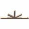 Ekena Millwork Saratoga Smooth Timber Gable Bracket, Douglas Fir, 72"W x 27"H x 3 1/2"D x 3 1/2"F, 9/12 Pitch GBW072X27X0404SAR00SDF - alternate 4